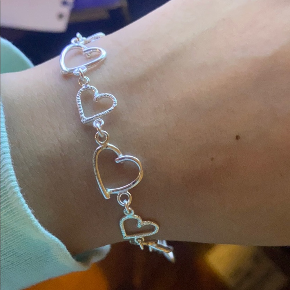 Giani Bernini Sterling Silver Heart Bracelet